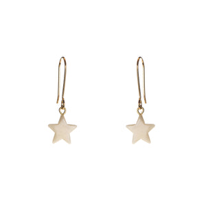 Tagua Star Drop Earrings | Just Trade