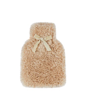 Load image into Gallery viewer, Teddy Faux Fur Hot Water Bottle | Pebble | CHALK