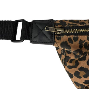 Brixton Crossbody Sling Bag - Leopard Print Brown |  Large