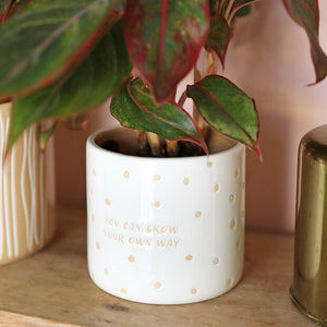 Grow Your Own Way Plant Pot