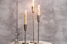 Load image into Gallery viewer, Mbata Antique Brass Candlestick | Small