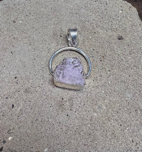 Rose Quartz In a Sterling Silver Setting