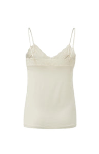 Yaya Strappy Top with Lace Detail | Summer Sand