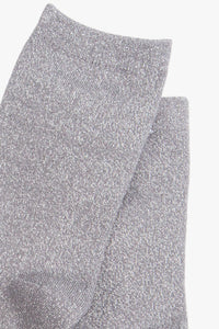 Glitter Cotton Socks | Grey