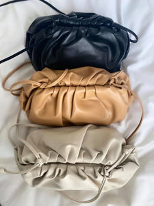 Super Soft Cross Body Pouch Bag | Tan