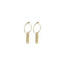 Load image into Gallery viewer, Earrings : Water : Gold Plated