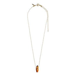 Necklace : Sacral Chakra : Gold Plated : Carnelian