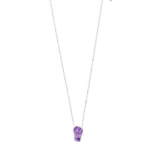Load image into Gallery viewer, Purple amethyst necklace