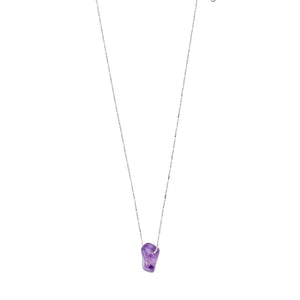 Purple amethyst necklace