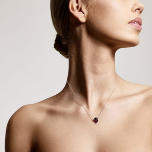 Delicate amethyst necklace