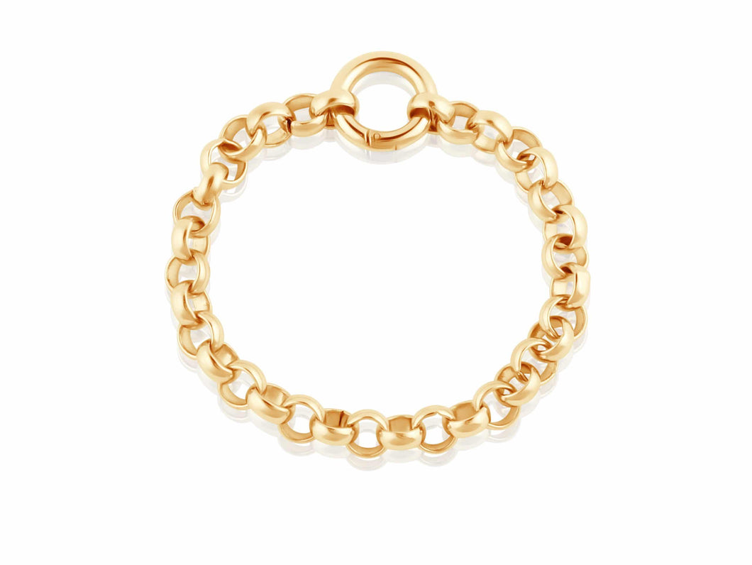 Belcher Rolo Chain Bracelet - Gold Plated Copper Bracelet | eBay