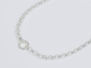 Clara Silver Belcher Chain Necklace 