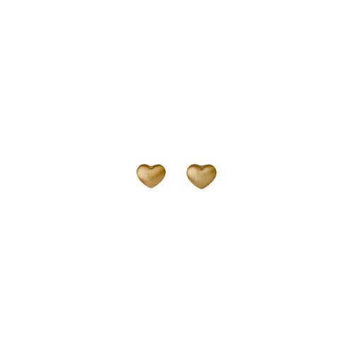 Small gold heart Sophia earrings
