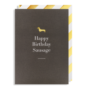 Happy Birthday Sausage card
