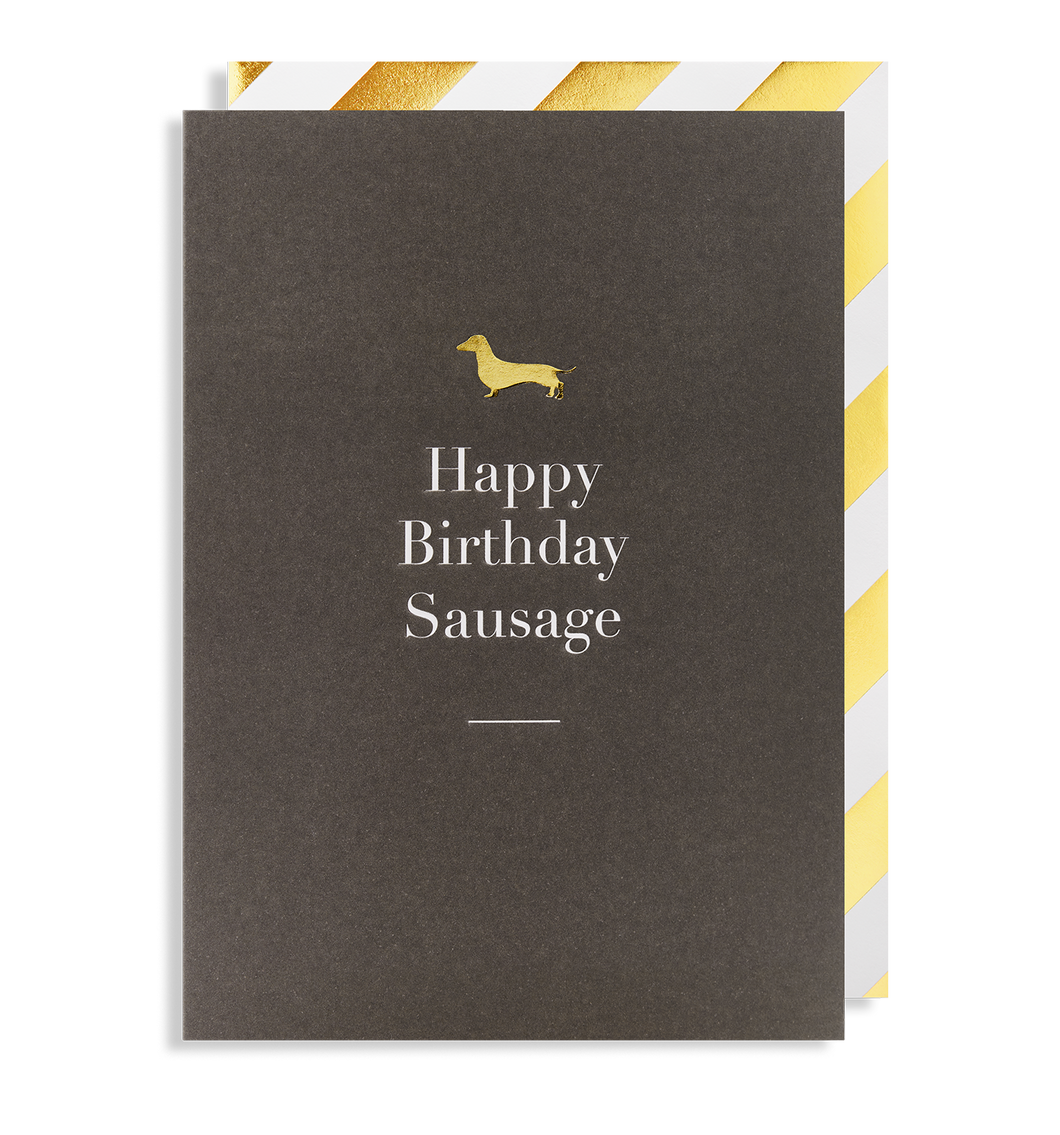Happy Birthday Sausage card