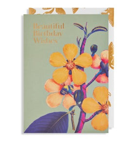 A beautiful floral card Designed in collaboration with the Royal Botanic Gardens, Kew,