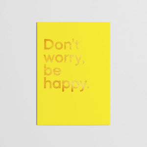  Don't Worry, Be Happy Music Card