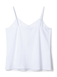 Chalk UK Organic Cotton Lauren Vest Top | White
