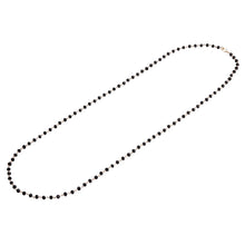 Load image into Gallery viewer, Black Simple  Long Beaded Necklace