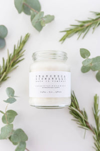 COMBINE candle duo rosemary | cedarwood | mandarin & eucalyptus | rosemary