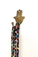 Load image into Gallery viewer, Long cactus silk necklaces in brightly coloured beads