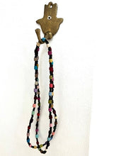 Load image into Gallery viewer, Sabra Bead and Black Bead Long Necklace