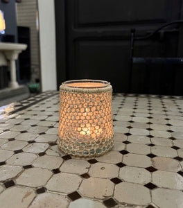 Create a beautiful light with these Moroccan candle holder mini lanterns