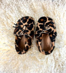 Baby Leo Moroccan Moccasin Slippers - Size 19 - 10.5cm