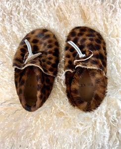 Baby Leopard Print Moccasins 