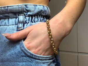 Cornelia Gold Belcher Chain Bracelet