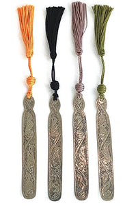 Moroccan bookmark with green tassel
