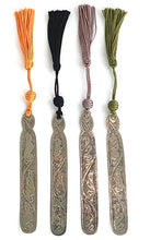 Load image into Gallery viewer, Moroccan bookmark with black tassel