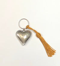 Load image into Gallery viewer, Small Moroccan handmade heart keyring