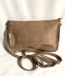 crossbody bag with silver studs