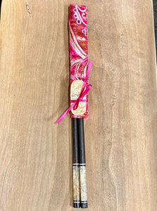 Handmade Black Chopsticks with Mother of Pearl
