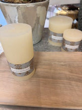 Load image into Gallery viewer, Rustic Pillar Candles | Ivory | Three Sizes