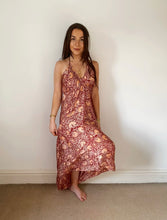Load image into Gallery viewer, Summer silk maxi dress