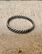 Load image into Gallery viewer, Sterling silver fine flattened coil ring