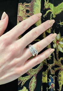 Multi Strand Russian Wedding Ring | Sterling Silver