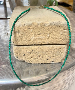 Crystal Necklace | 16 inch | Green Quartz