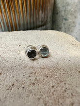 Load image into Gallery viewer, Labradorite Sterling Silver Stud Earrings