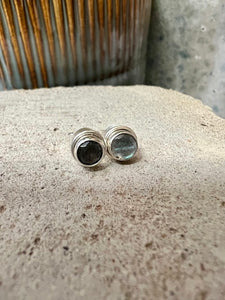 Labradorite Sterling Silver Stud Earrings