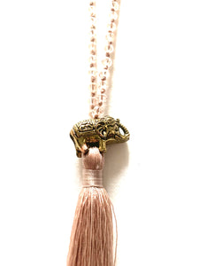 Elephant beaded necklace