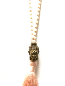 Buddha tasselled necklace