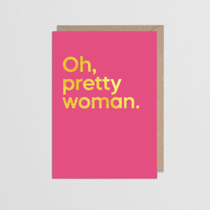 Oh, Pretty Woman Music Card