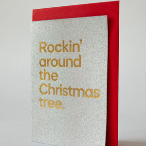 Rocking Around The Christmas Tree Music Card