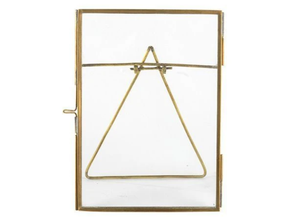 Nkuku Dante Antique Brass Stand Up Picture Frames 