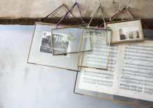 Load image into Gallery viewer, Nkuku Kiko Glass Hanging Frames | Brass | Landscape
