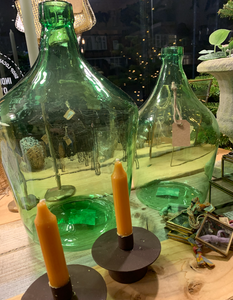 Green recycled eco bottle vase