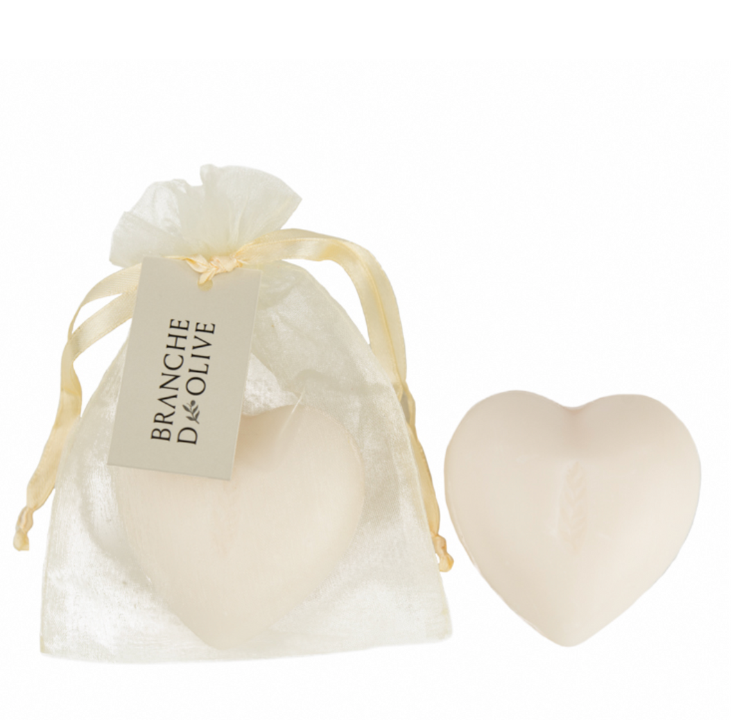 Heart shaped soap scented with Lilly of the valley 100g